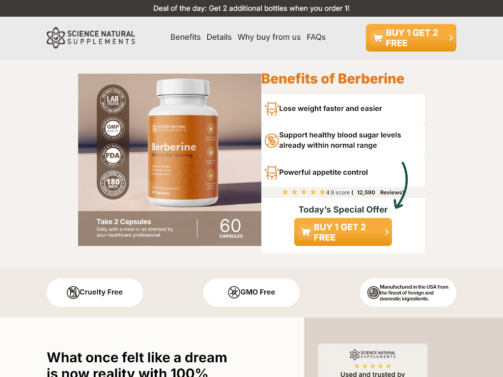 BERBERINE B1G2 REVIEW : I WASTED 7 DAYS IGNORING THIS