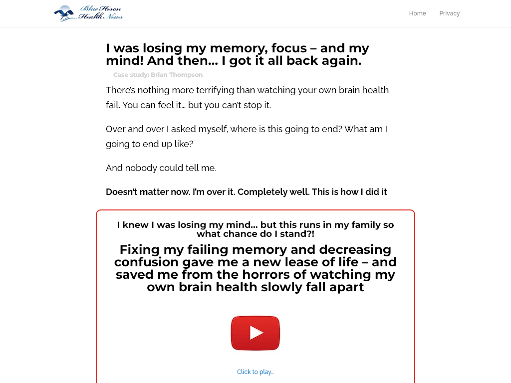 ALZHEIMER’S DEMENTIA BRAIN HEALTH REVIEW | RESULTS THAT APPEARED OVERNIGHT