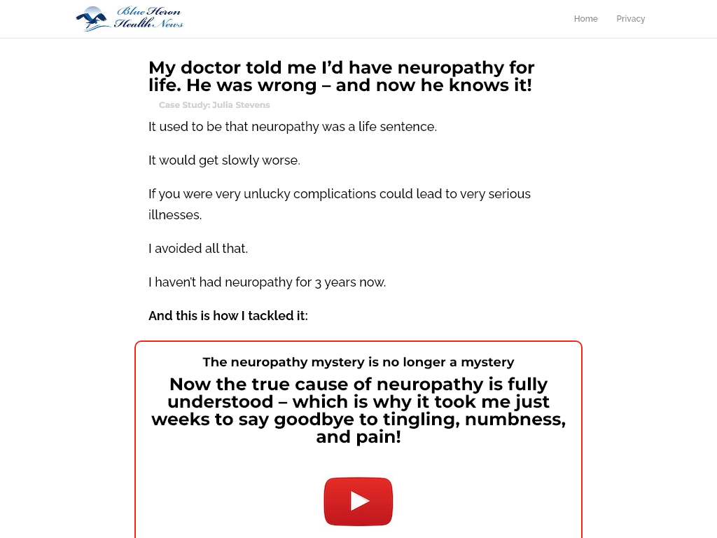 NEUROPATHY NO MORE REVIEW – FIRST IMPRESSIONS VS REALITY