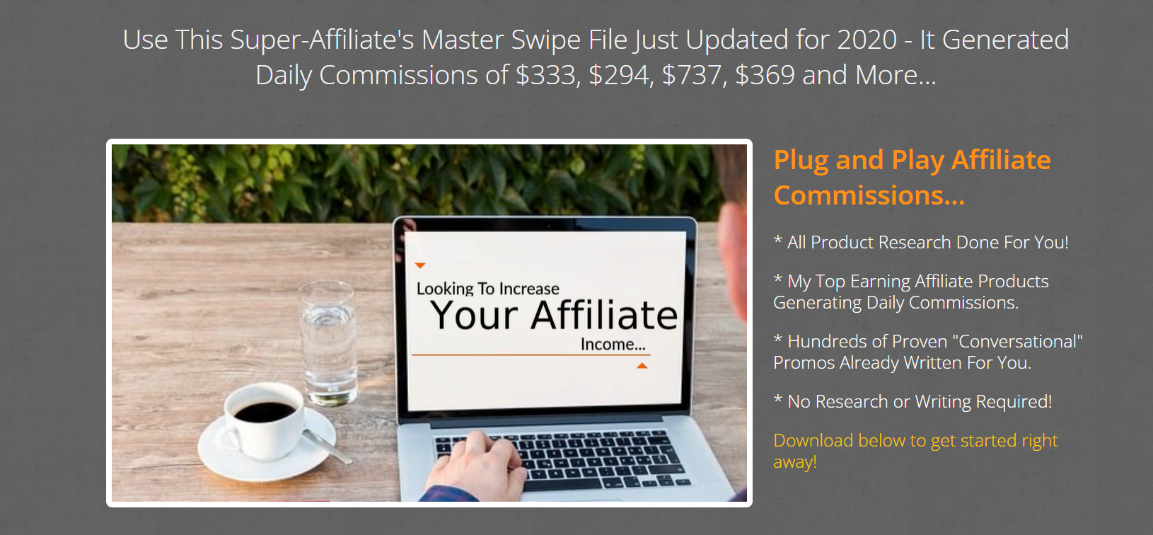 AFFILIATE MARKETING MASTER SWIPE FILE REVIEW | WHY I CAN’T STOP USING IT