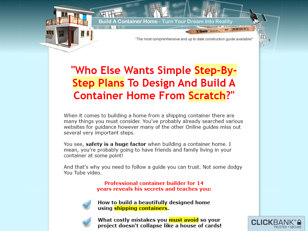 BUILD A CONTAINER HOME REVIEW – MY FIRST HOUR WAS A NIGHTMARE