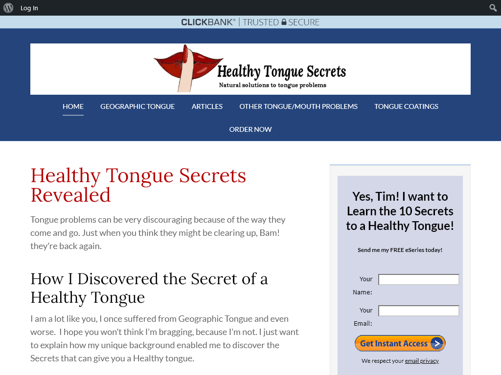 HEALTHY TONGUE SECRETS REVIEW – THE CHANGE IS SUBTLE BUT POWERFUL