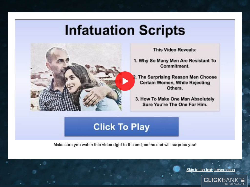 INFATUATION SCRIPTS REVIEW : WHAT I LEARNED THE HARD WAY