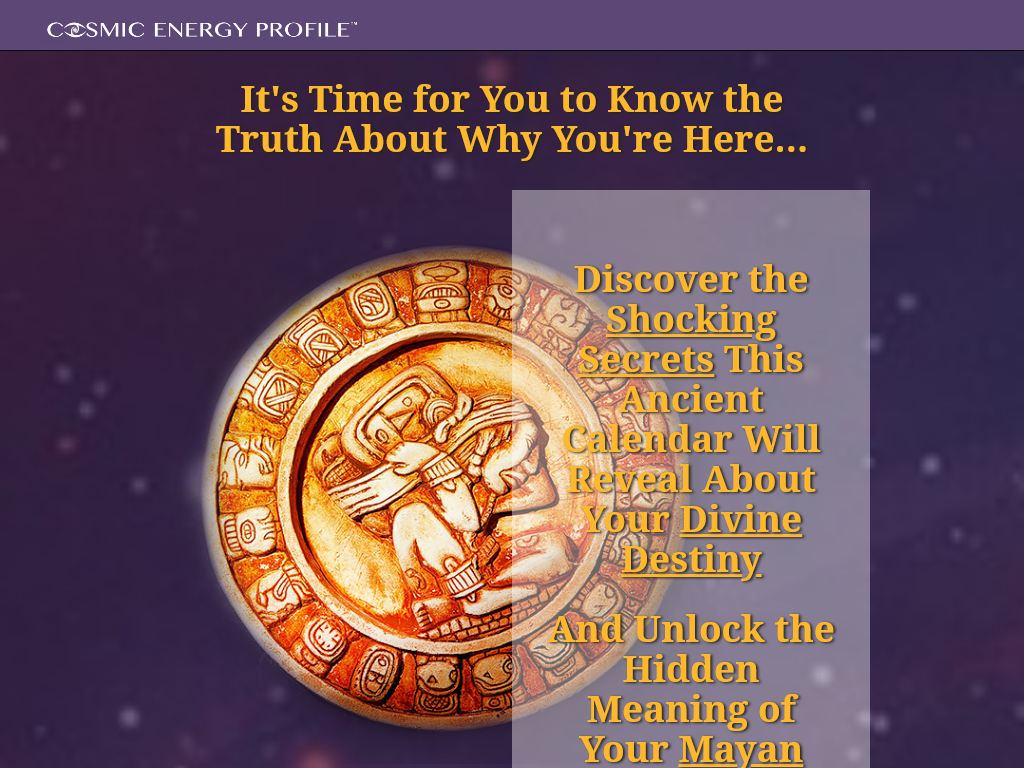 COSMIC ENERGY PROFILE REVIEW – CHANGES I NOTICED OVER A MONTH