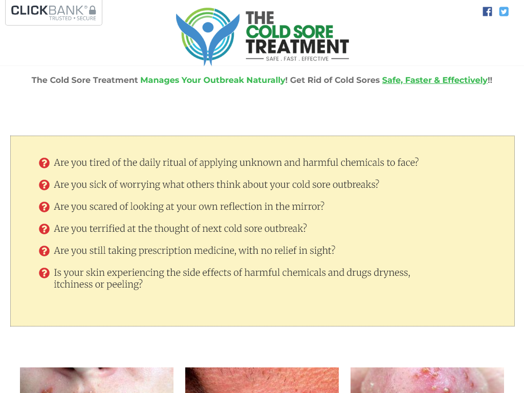 COLD SORE TREATMENT REVIEW : THE 24 HOUR TURNING POINT