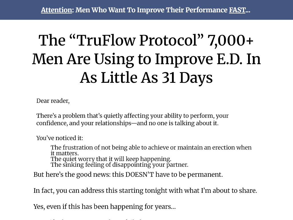 TRUFLOW PROTOCOL REVIEW : MY 3 WEEK STRUGGLE IS FINALLY OVER