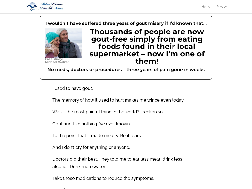 END OF GOUT REVIEW – MY 1 MONTH SUPPLY RAN OUT FAST