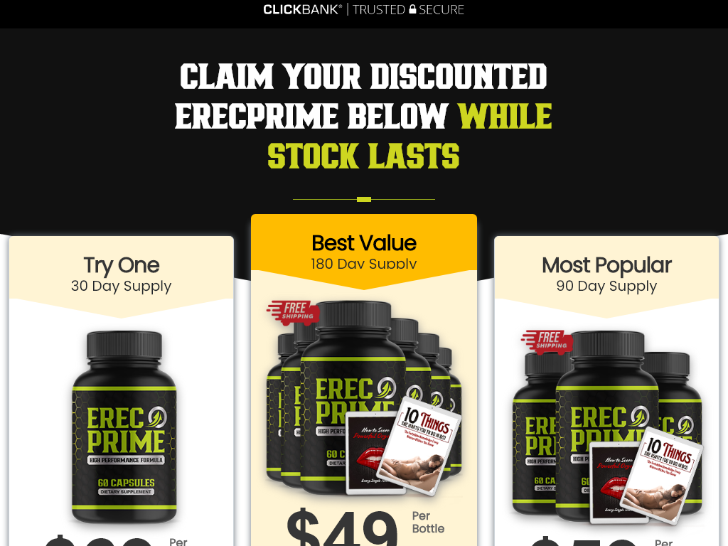 ERECPRIME REVIEW : MY MORNING ROUTINE AFTER 7 DAYS