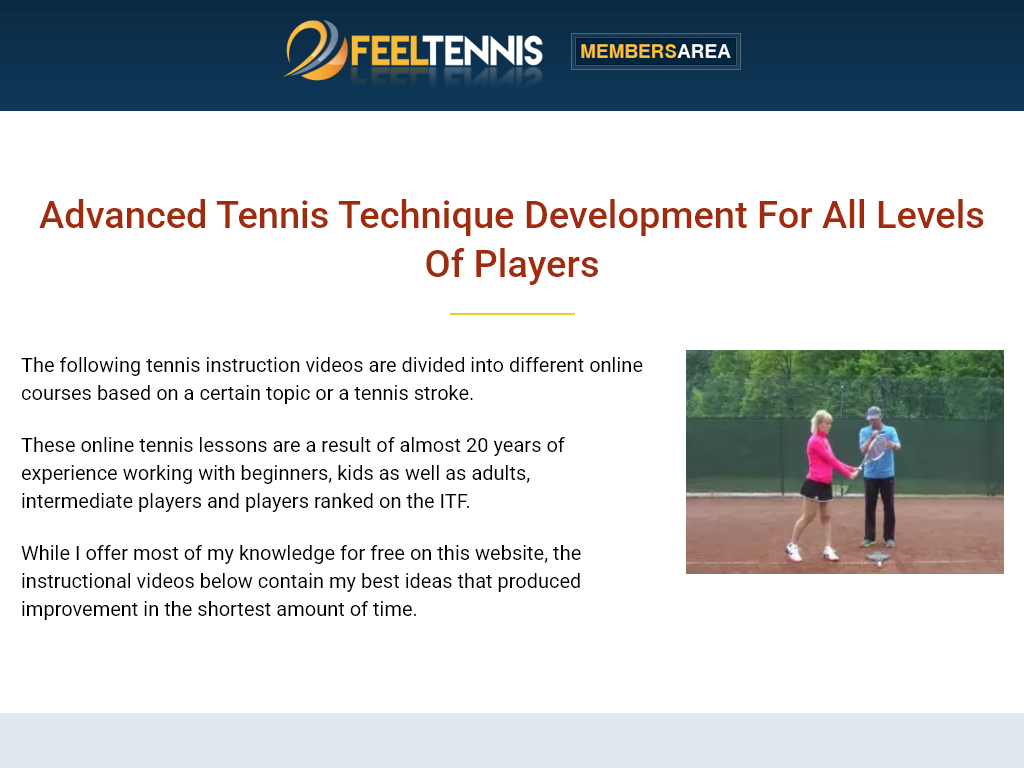 FEEL TENNIS REVIEW : WHAT ACTUALLY CHANGED FOR ME?