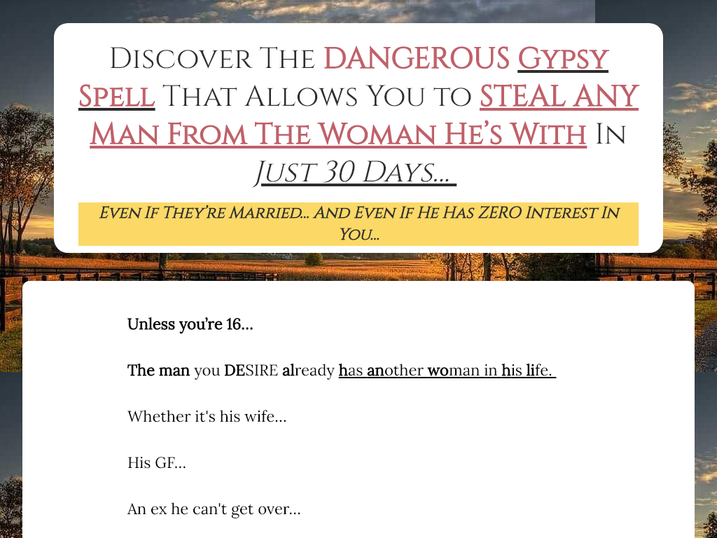 GYPSY LOVE SPELL REVIEW | WHY THIS IS DIFFERENT FROM OTHERS