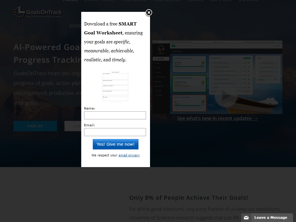 GOAL SETTING SOFTWARE FOR HIGH ACHIEVERS REVIEW | RESULTS YOU CAN ACTUALLY SEE
