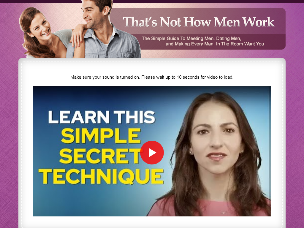 THAT’S NOT HOW MEN WORK REVIEW – MY 1 WEEK TRIAL VERDICT