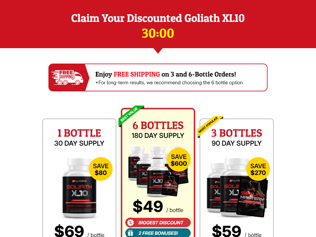 GOLIATH XL 10 REVIEW : I WASTED 7 DAYS IGNORING THIS