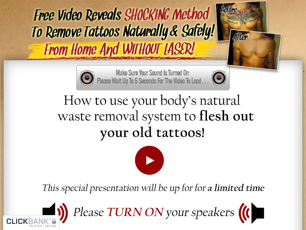 LASERLESS TATTOO REMOVAL REVIEW : I BEAT THE SYSTEM IN 3 DAYS