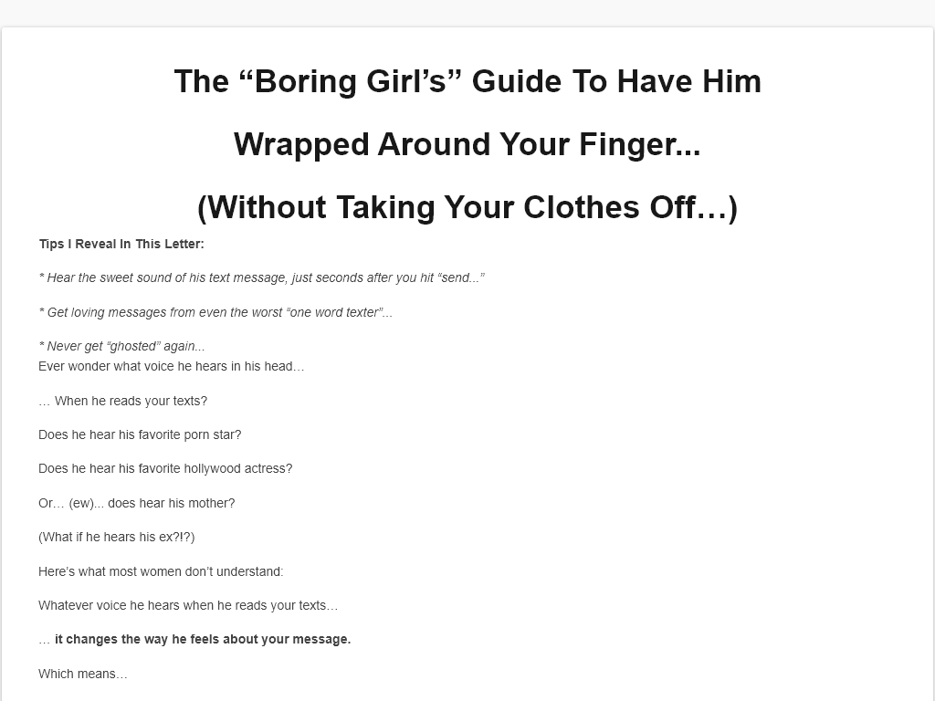 THE FOREVER WOMAN REVIEW : OBSERVATIONS FROM A SKEPTIC