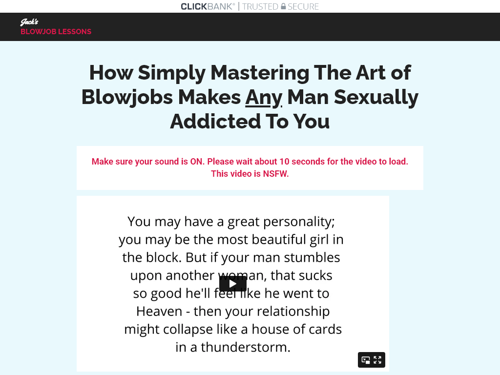 JACK’S BJ LESSONS REVIEW – DID IT SOLVE MY PROBLEM?