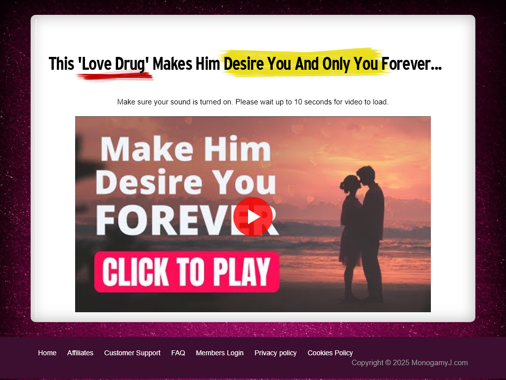 MAKE HIM A MONOGAMY JUNKIE REVIEW – I TRACKED MY STATS FOR 48 HOURS