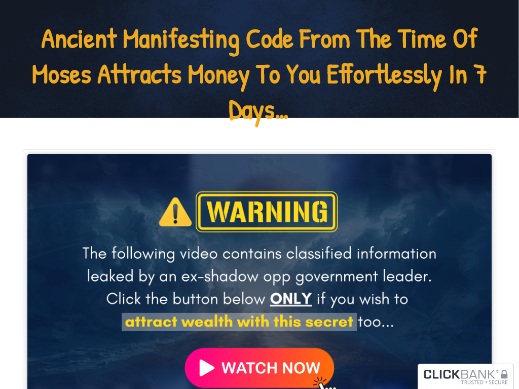 MOSES WEALTH CODE REVIEW | RESULTS THAT WILL BLOW YOUR MIND