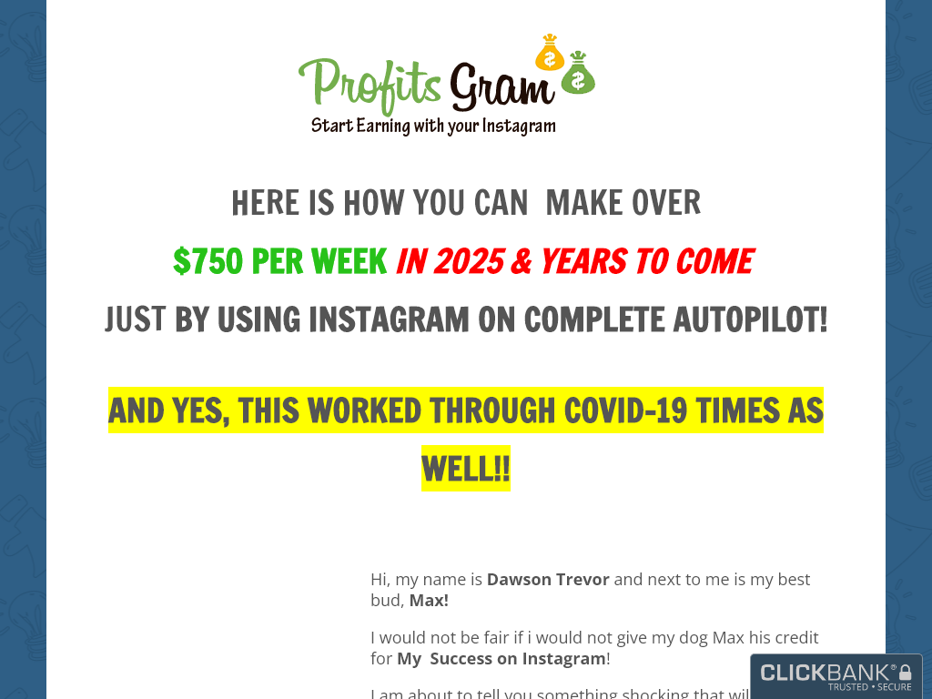 PROFITSGRAM REVIEW | I LOST 7 DAYS OF MY LIFE DOUBTING