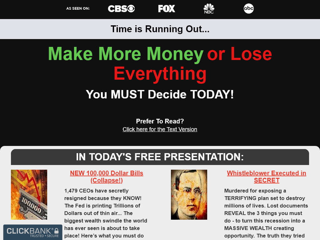 RECESSION PROFIT SECRETS REVIEW – MY ONE YEAR ANNIVERSARY REVIEW