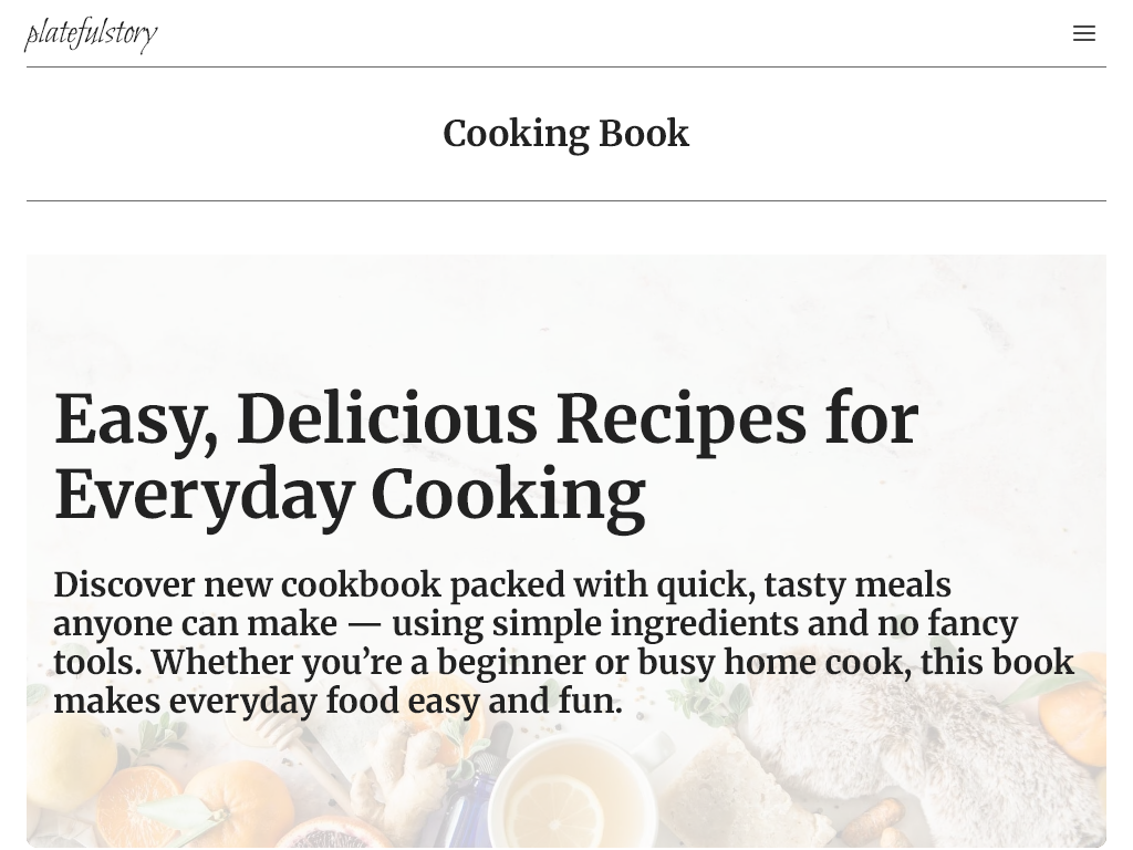 SIMPLE RECIPES FOR BUSY DAYS REVIEW : THE QUIET REVOLUTION IN MY LIFE