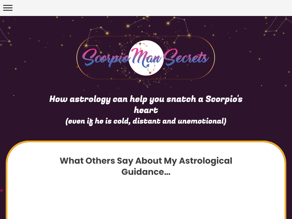 SCORPIO MAN SECRETS REVIEW | THE TRUTH ABOUT THE INGREDIENTS