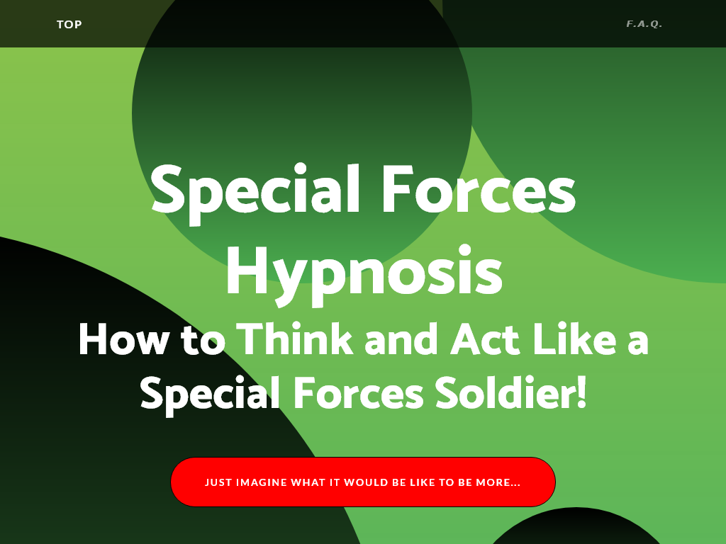 SPECIAL FORCES MENTALITY HYPNOSIS REVIEW – WHAT I LEARNED ABOUT MYSELF