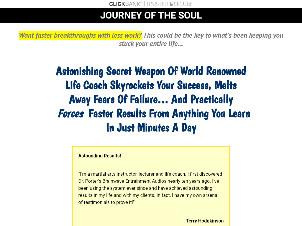 JOURNEY OF THE SOUL REVIEW – MY SEARCH IS FINALLY OVER