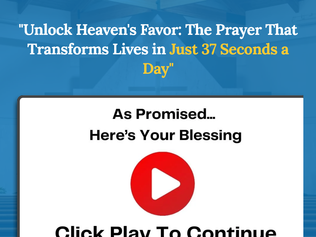 THE COVENANT BLESSING REVIEW : THE DAY EVERYTHING CLICKED