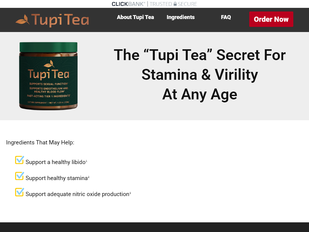 TUPI TEA REVIEW – THE SIMPLE TRUTH IS HERE
