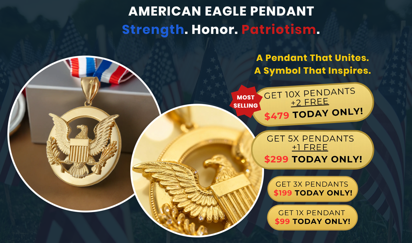 AMERICAN EAGLE PENDANT REVIEW – A SYMBOL OF FREEDOM, POWER & PURPOSE